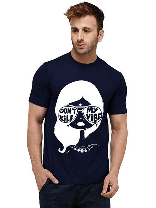 men round neck front print t-shirts - 20985797 - Very Small Image - 1