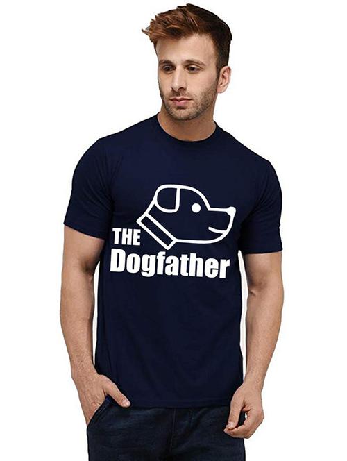 men round neck front print t-shirt - 20986037 - Very Small Image - 1