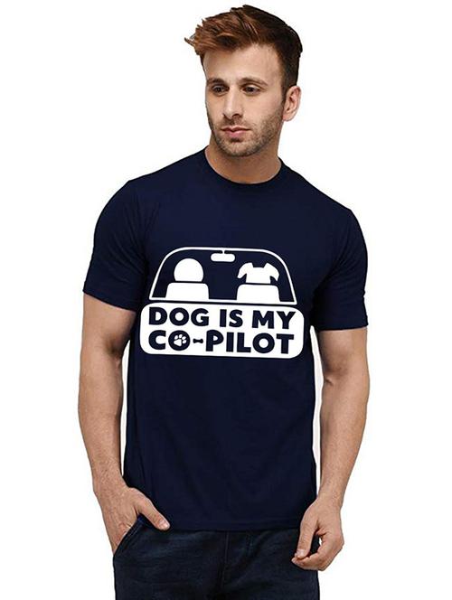 men round neck front print t-shirts - 20986041 - Very Small Image - 1