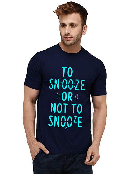 men round neck front print t-shirt - 20986068 - Very Small Image - 1