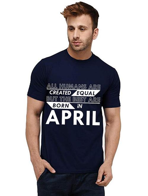 men round neck front print t-shirt - 20986333 - Very Small Image - 1