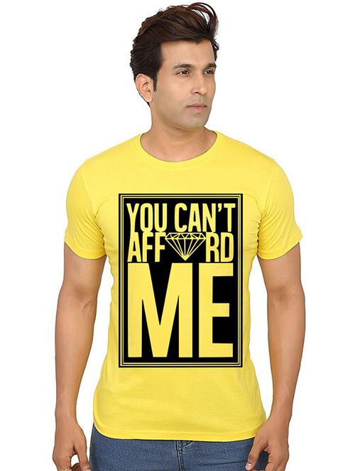 men round neck front printed t-shirt - 20987187 - Very Small Image - 1