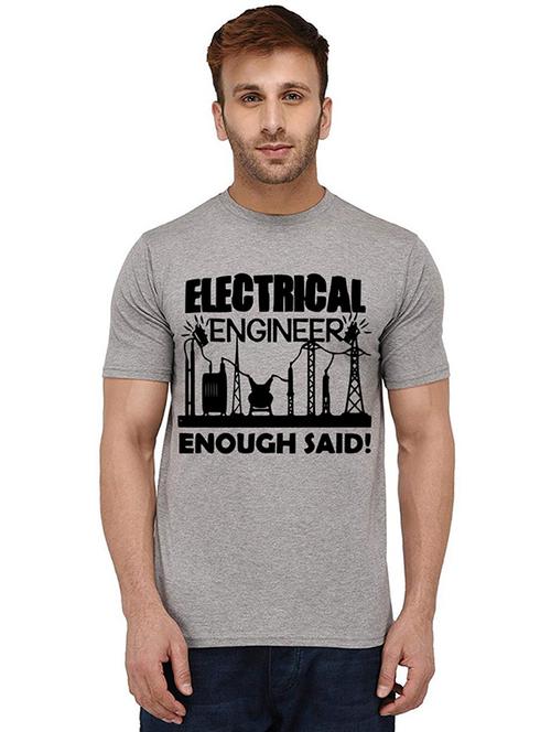 men round neck front print t-shirt - 20988591 - Very Small Image - 1