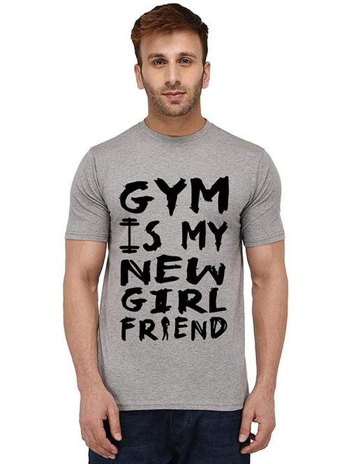 men front print round neck t-shirts - 20989040 - Very Small Image - 1