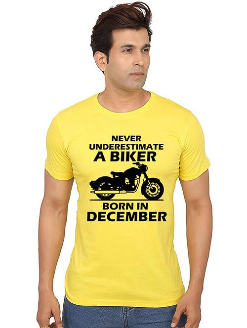 men round neck front print t-shirt - 20991383 - Very Small Image - 1