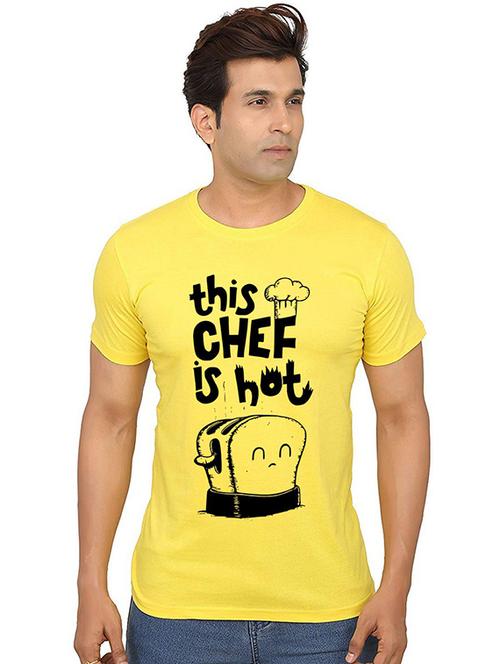 men front print round neck t-shirts - 20991561 - Very Small Image - 1