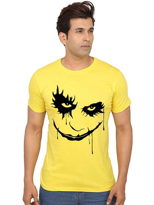 men front print round neck t-shirts - 20991671 - Very Small Image - 1