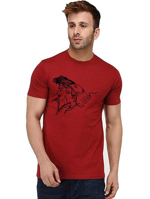 men chest print short sleeve t-shirt - 20992054 - Very Small Image - 1