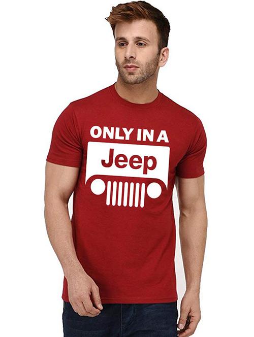 men round neck front printed t-shirt - 20992195 - Very Small Image - 1