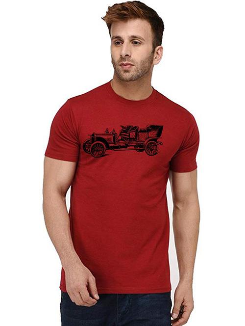 men chest print short sleeve t-shirt - 20992286 - Very Small Image - 1