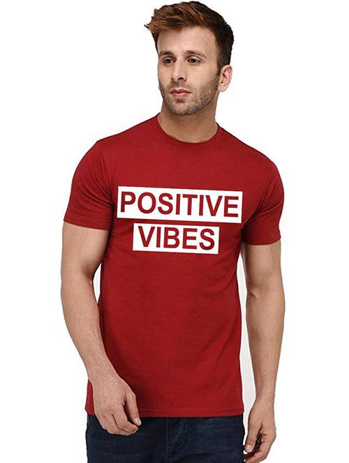 men round neck chest print t-shirts - 20993221 - Very Small Image - 1