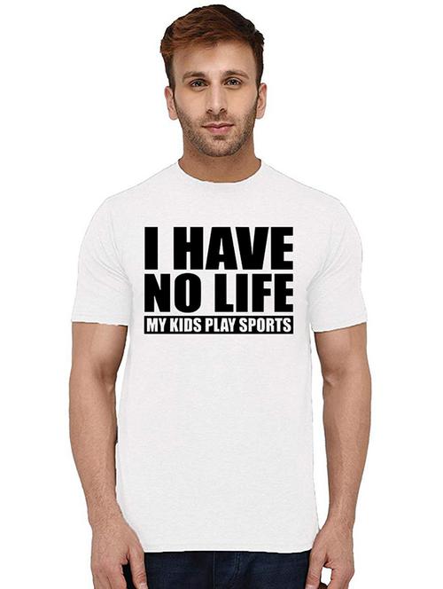 men round neck front print t-shirt - 20993516 - Very Small Image - 1