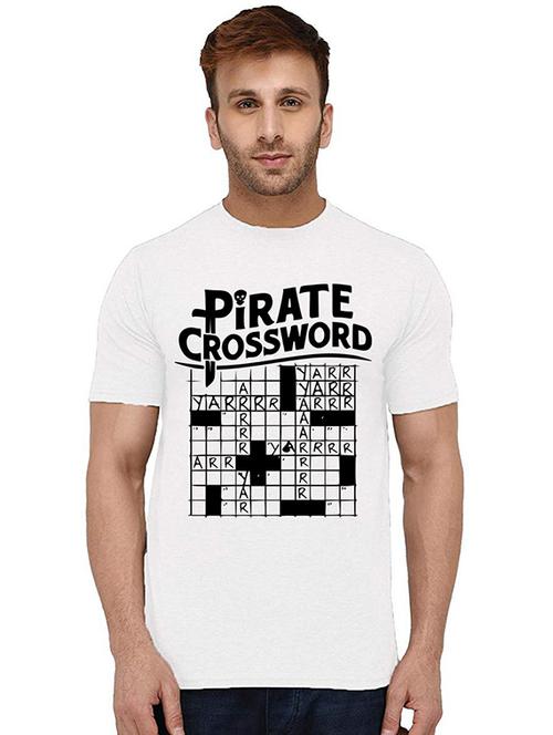 men round neck front print t-shirt - 20993555 - Very Small Image - 1