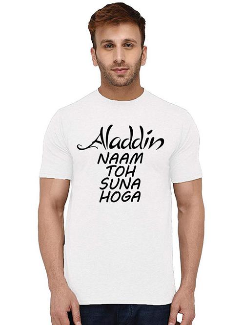 men round neck front print t-shirt - 20993573 - Very Small Image - 1