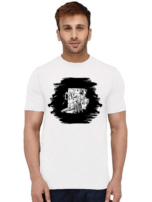 men round neck front print t-shirts - 20993578 - Very Small Image - 1