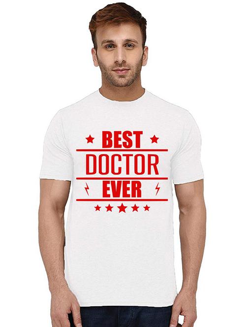 men round neck front print t-shirt - 20993605 - Very Small Image - 1