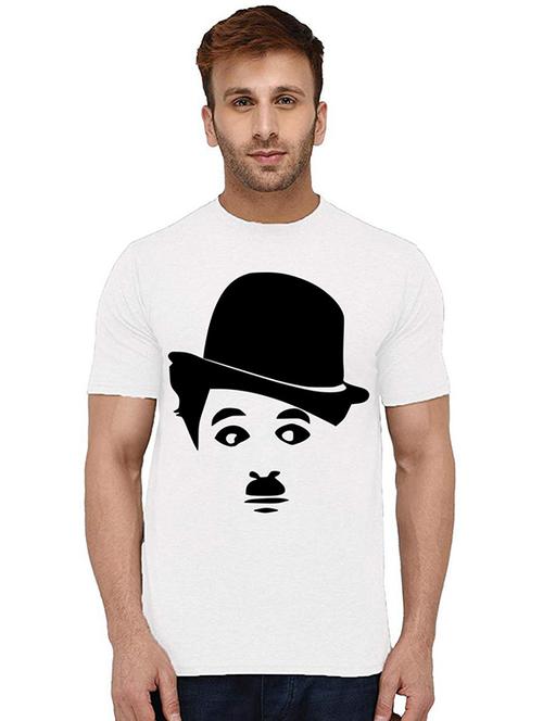 men round neck front print cotton t-shirt - 20993636 - Very Small Image - 1