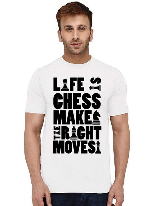 men round neck front print t-shirt - 20993727 - Very Small Image - 1