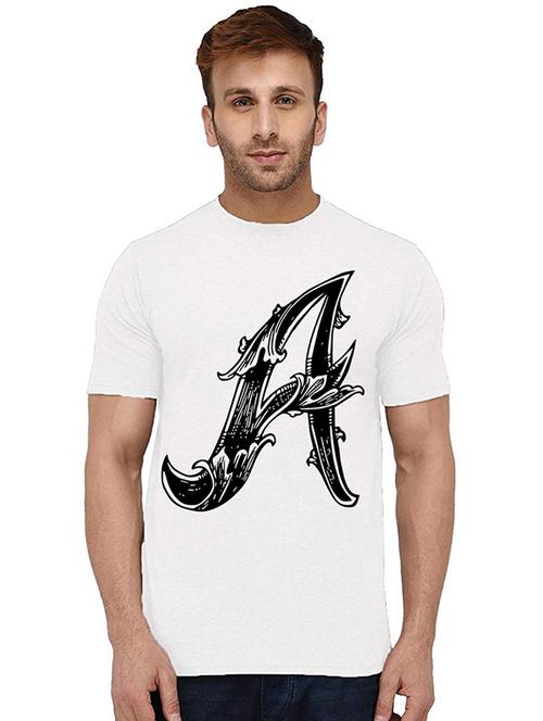 men round neck front print t-shirt - 20993761 - Very Small Image - 1