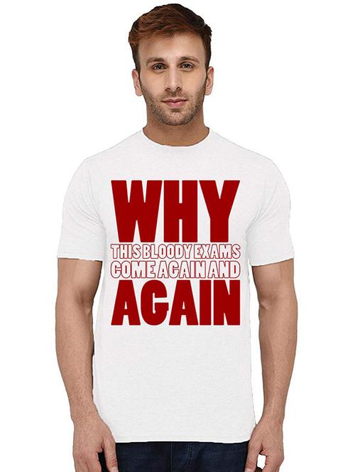 men round neck front print t-shirt - 20993865 - Very Small Image - 1