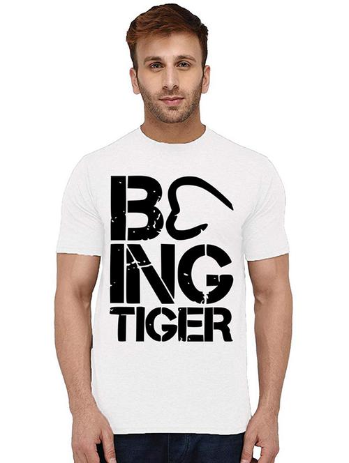 men front print round neck t-shirts - 20993977 - Very Small Image - 1