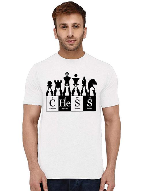 men round neck front print t-shirt - 20993985 - Very Small Image - 1