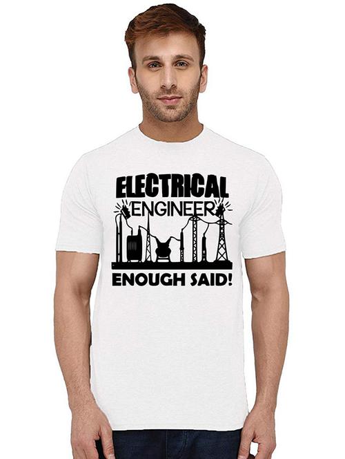 men round neck front print t-shirt - 20994045 - Very Small Image - 1