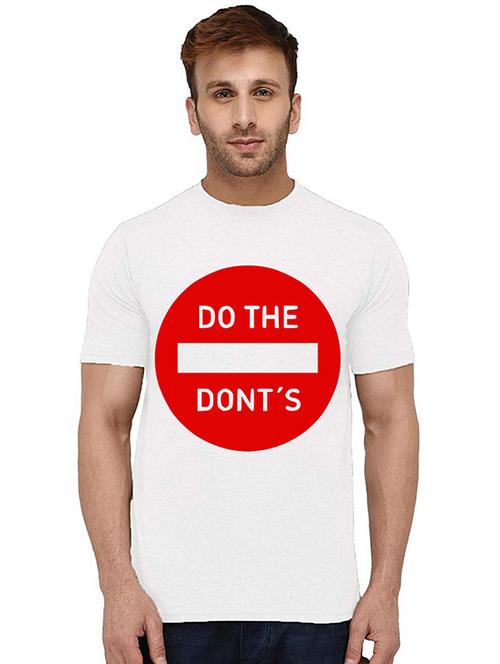 men round neck front print t-shirt - 20994172 - Very Small Image - 1