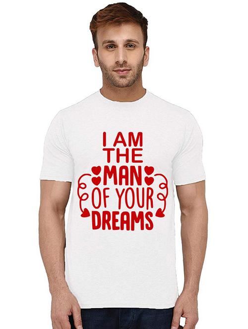 men round neck front print t-shirt - 20994292 - Very Small Image - 1