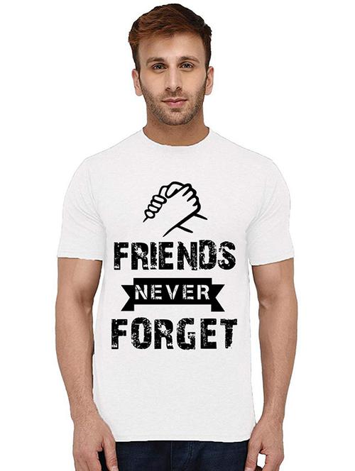 men round neck front print t-shirts - 20994376 - Very Small Image - 1