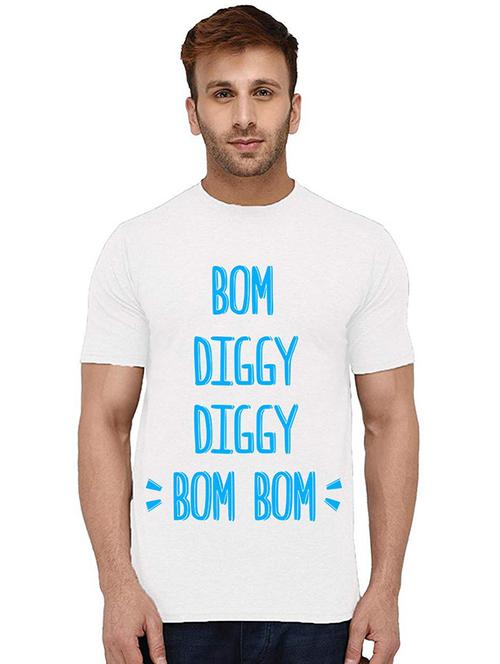 men round neck front printed t-shirt - 20994397 - Very Small Image - 1