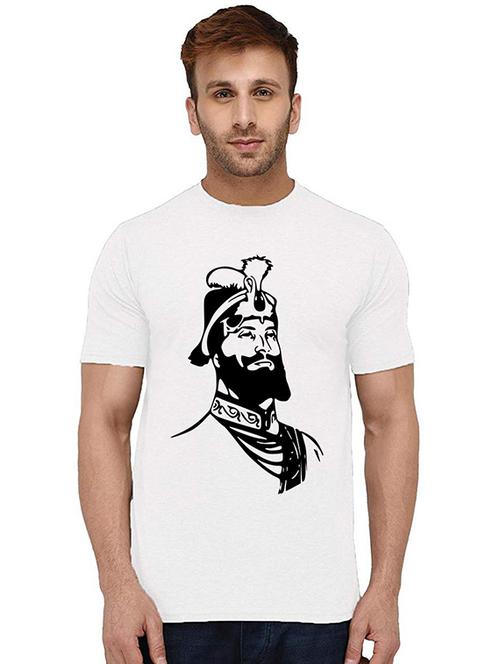 men round neck front printed t-shirt - 20994579 - Very Small Image - 1