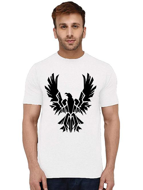 men round neck front print t-shirt - 20994595 - Very Small Image - 1