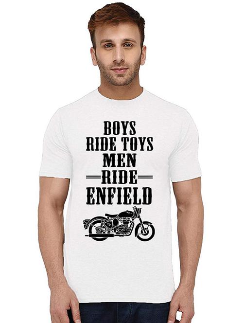 men's round neck front print t-shirt - 20994633 - Very Small Image - 1