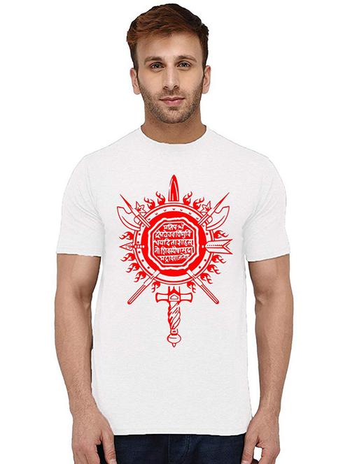 men's round neck front print t-shirt - 20994645 - Very Small Image - 1