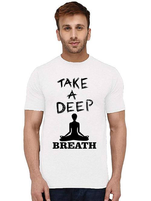 men round neck front printed t-shirt - 20994746 - Very Small Image - 1