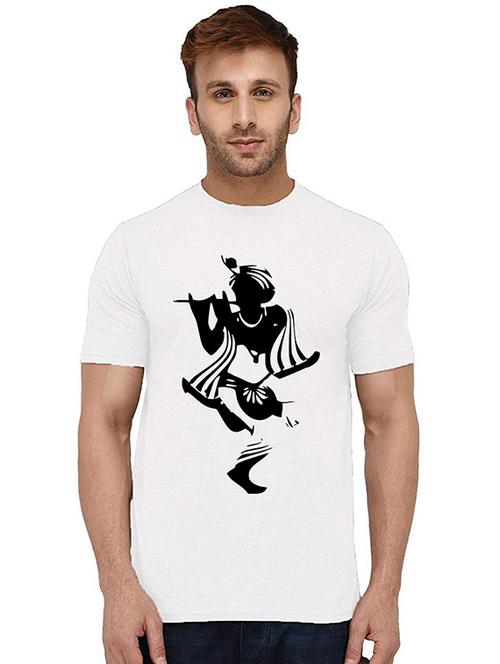 men round neck front printed t-shirt - 20994755 - Very Small Image - 1