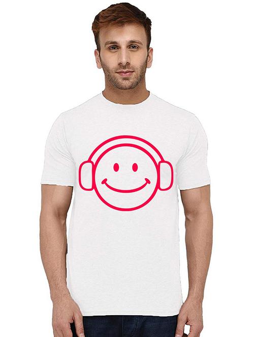 men round neck front print t-shirt - 20994992 - Very Small Image - 1