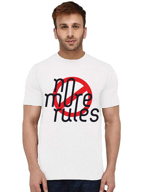 men round neck front print t-shirt - 20995010 - Very Small Image - 1