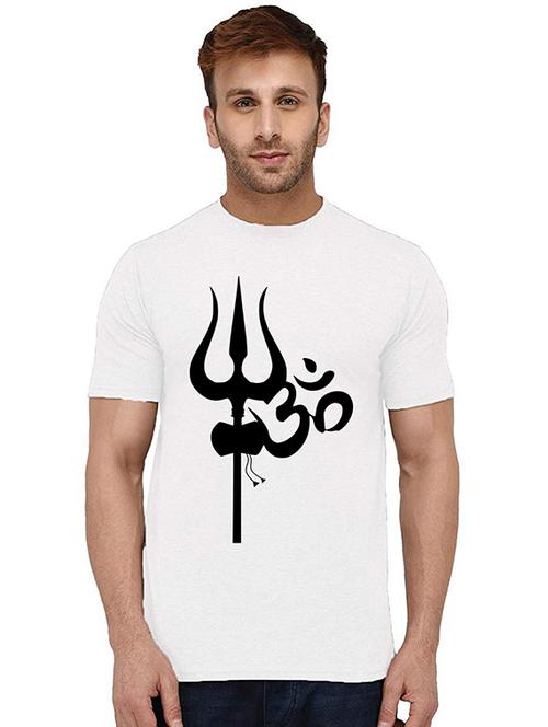 men round neck front printed t-shirt - 20995058 - Very Small Image - 1