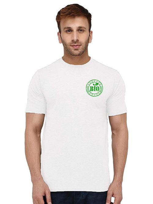 men round neck placement print t-shirts - 20996106 - Very Small Image - 1