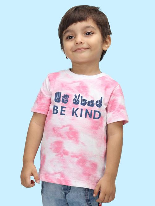 pink cotton blend tshirt - 20996265 - Very Small Image - 1