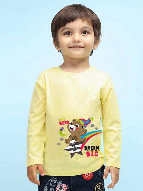 yellow cotton tshirt - 20996383 - Very Small Image - 1
