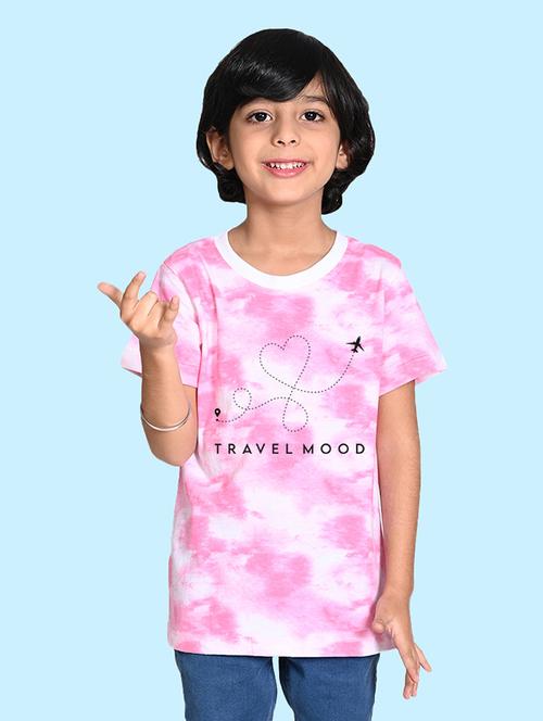 pink cotton blend tshirt - 20996517 - Very Small Image - 1