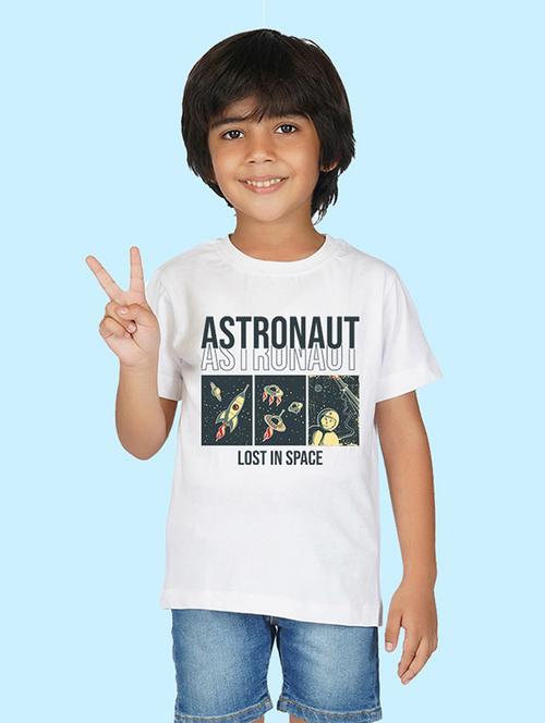 white cotton blend tshirt - 20996587 - Very Small Image - 1