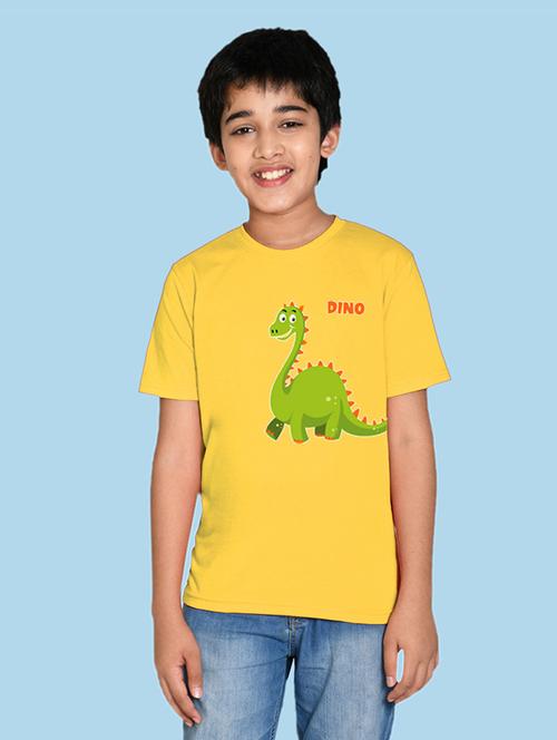 yellow cotton blend tshirt - 20996710 - Very Small Image - 1