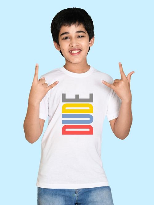 white cotton blend tshirt - 20996739 - Very Small Image - 1