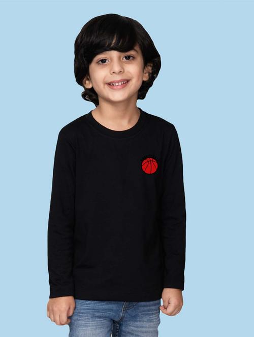 black cotton blend tshirt - 20996889 - Very Small Image - 1