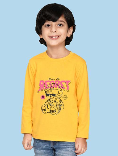 yellow cotton tshirt - 20997043 - Very Small Image - 1