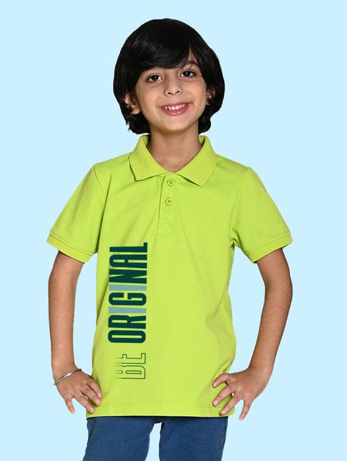 neon green poly cotton t-shirt - 20997107 - Very Small Image - 1